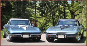Go to 1967 Chevrolet Corvette L-878 and L-89 matched pair roadsters for sale