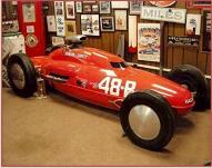 1955 Bonneville B-Lakester Belly Tank Race Car in current owner's shop