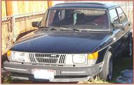 1983 Saab 900S Turbo 2 Door Hatchback Coupe left front view