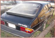 1983 Saab 900S Turbo 2 Door Hatchback Coupe right rear view