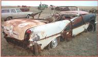 1956 Oldsmobile Super 88 convertible project car right rear view