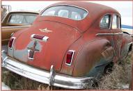 1948 DeSoto Custom 4 Door Sedan For Sale $4,500 right rear view