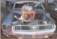 1968 Ford Mustang 289 V-8 2 Door Hardtop Coupe For Sale $6,000  front view