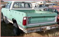 1974 Dodge W100 Club Cab 4X4 Power Wagon 1/2 ton Pickup Truck For Sale $3,000 left rear view