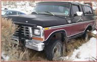1978 Ford Bronco Ranger XLT 4X4 Sport Utility Vehicle SUV For Sale $3,500 left front view