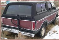 1978 Ford Bronco Ranger XLT 4X4 Sport Utility Vehicle SUV For Sale $3,500 right rear view