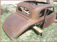 1935 Chevy Standard 5 window coupe right rear view