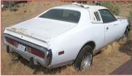 1973 Dodge Charger SE Brougham 2 door hardtop post with 440 COD V-8 right rear view