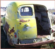 1949 Ford F-1 1/2 ton panel delivery truck left rear view