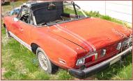 1974 Fiat Type 124 1800 Spider Roadster Convertible left rear view