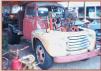 1948 Ford F-5 steam powered flatbed truck