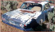 1960 Chevrolet Corvair Monza 900 2 door club coupe right rear view