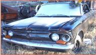 1962 Chevrolet Corvair Monza Sypder convertible left front view