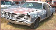 1967 Ford Galaxie 500 2 Door Hardtop Fastback Z Code Coupe left front view for sale $4,500