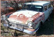 1957 Ford Ranch Wagon 2 Door Station Wagon left front view