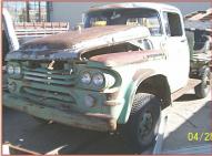 1958 Dodge Power Wagon 4X4 Flatbed Truck left front view