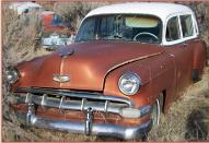 1954 Chevrolet 150 One-Fifty 4 Door Station Wagon For Sale $4,500 left front view