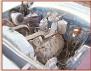 1952 Ford Customline 2 Door Post Sedan For Sale $3,500 left front engine compartment view