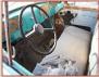 1955 Dodge Model C-3-B6 1/2 Ton High Side Pickup Truck big back window with DeSoto Firedome V-8 For Sale $5,500  left cab interior view