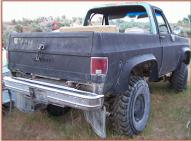 1976 Chevrolet Custom Deluxe 1/2 Ton 4X4 Pickup Truck For Sale $3,500 right rear view