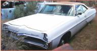 1967 Pontiac Bonneville 2 Door Hardtop 8 Lug Wheels For Sale left front view