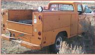 1971 Dodge D200 3/4 Ton 4X2 Utility Box Truck For Sale $6,000 right rear view