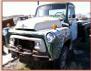 1956 IHC International S-120 3/4 Ton 4X4 Flatbed Truck For Sale left front view