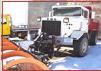 Go to 1988 FWD 4X4 semi snow plow with dump bed and sander 