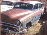 1954 Chevrolet Bel Air 4 Door Sedan left front view