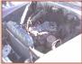 1954 Chevrolet Bel Air 4 Door Sedan left front motor view