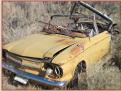 1963 Corvair 900 convertible parts car left front view